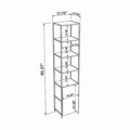 Industrial Bookcase dimensions - inches