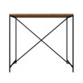 Counter Height Industrial Table. MDP wood and black steel legs
