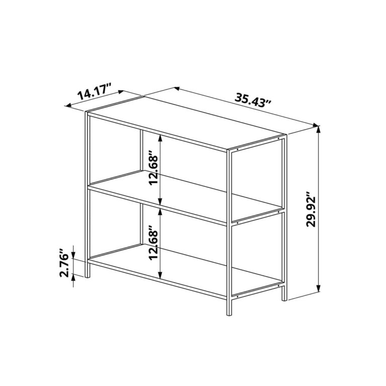 Teresa Bookcase Industrial style Low Bookcase Lagom Made teresa-bookcase-industrial-style-low-bookcase-lagom-made