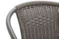 outdoor rattan dining chair detail