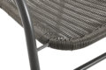 outdoor rattan dining chair detail
