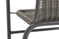 outdoor rattan dining chair detail