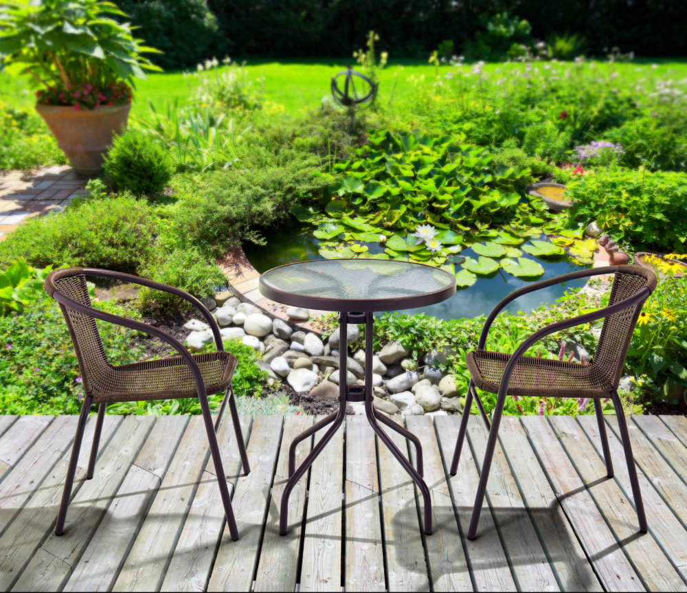 outdoor dining set 3 piece patio dining set 2 person conversation outdoor set