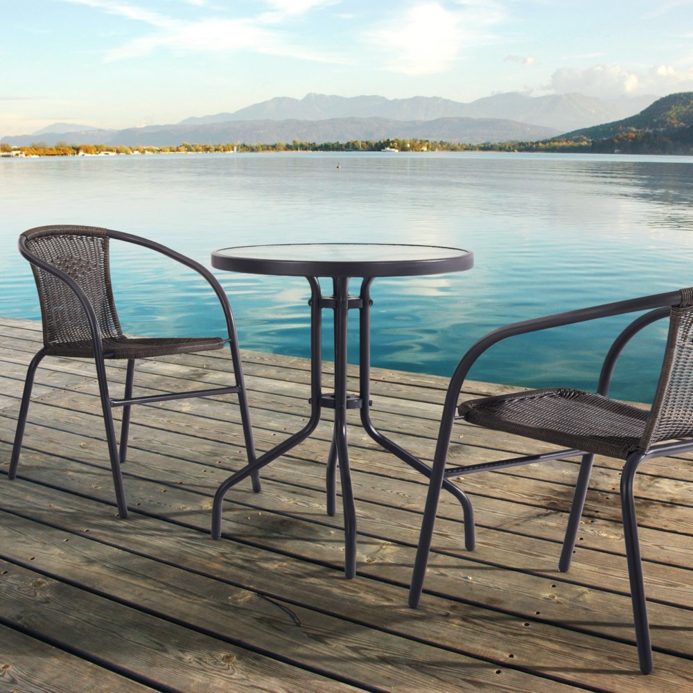 outdoor dining set 3 piece patio dining set 2 person conversation outdoor set